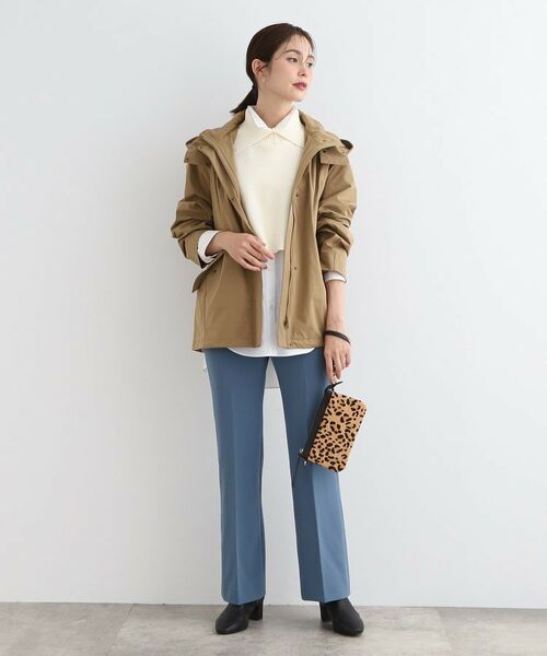 INDIVI / インディヴィ レザーブルゾン・ジャケット | 【2WAY】マウンテンパーカー | 詳細8