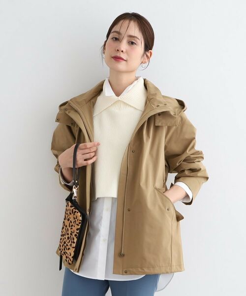 INDIVI / インディヴィ レザーブルゾン・ジャケット | 【2WAY】マウンテンパーカー(キャメルブラウン(641))