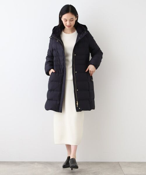 INDIVI / インディヴィ ダウンジャケット・ベスト | 【定番】リサイクルダウンロングコート | 詳細8