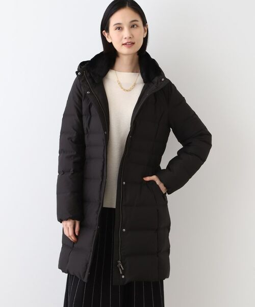 INDIVI / インディヴィ ダウンジャケット・ベスト | 【定番】リサイクルダウンロングコート(ブラック(019))