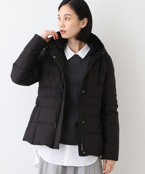 INDIVI / インディヴィ ダウンジャケット・ベスト | 【定番】リサイクルダウンコート(ブラック(019))