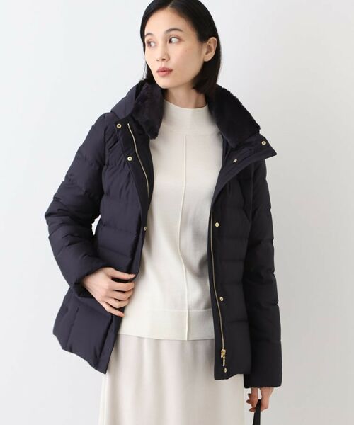 INDIVI / インディヴィ ダウンジャケット・ベスト | 【定番】リサイクルダウンコート(ネイビー(094))