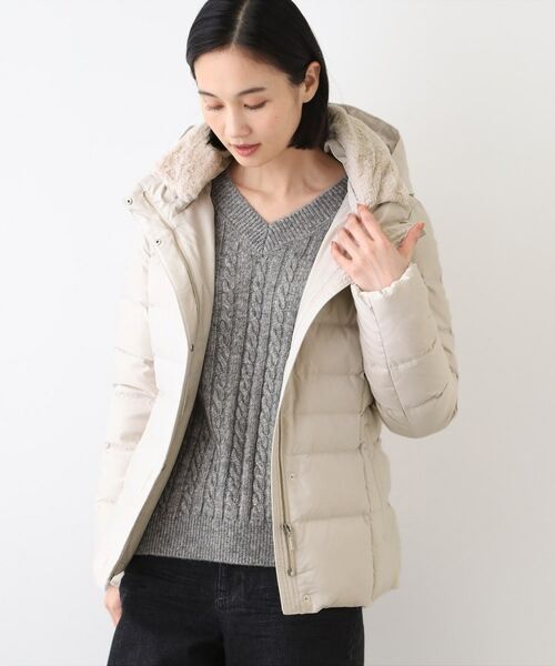 INDIVI / インディヴィ ダウンジャケット・ベスト | 【定番】リサイクルダウンコート(ライトグレー(611))