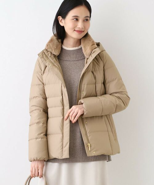 INDIVI / インディヴィ ダウンジャケット・ベスト | 【定番】リサイクルダウンコート(キャメルブラウン(641))