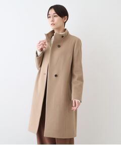 INDIVI / インディヴィ その他アウター | 【ウール100％】スタンドカラーコート
