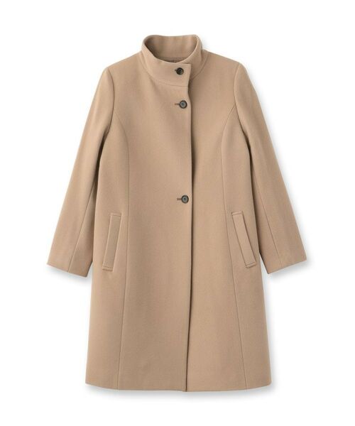 INDIVI / インディヴィ その他アウター | 【ウール100%】スタンドカラーコート | 詳細1