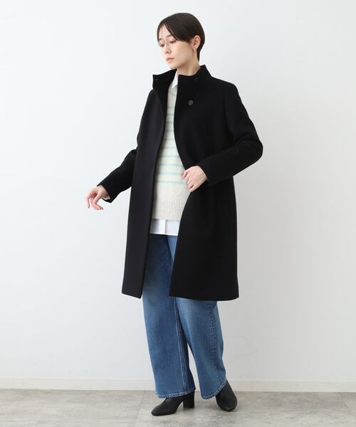 INDIVI / インディヴィ その他アウター | 【ウール100%】スタンドカラーコート | 詳細4