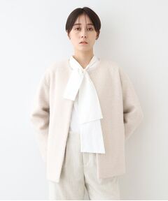 INDIVI / インディヴィ その他アウター | 【トレンド／ウール混】フェイクファーコート