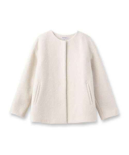 INDIVI / インディヴィ その他アウター | 【トレンド/ウール混】フェイクファーコート | 詳細1