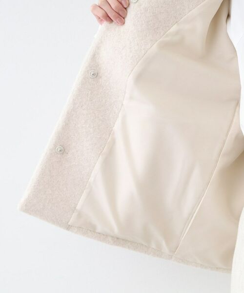 INDIVI / インディヴィ その他アウター | 【トレンド/ウール混】フェイクファーコート | 詳細16