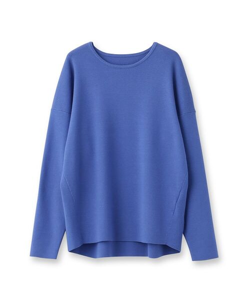 INDIVI / インディヴィ カットソー | 【洗える】スウェットライク フォルムトップス | 詳細1