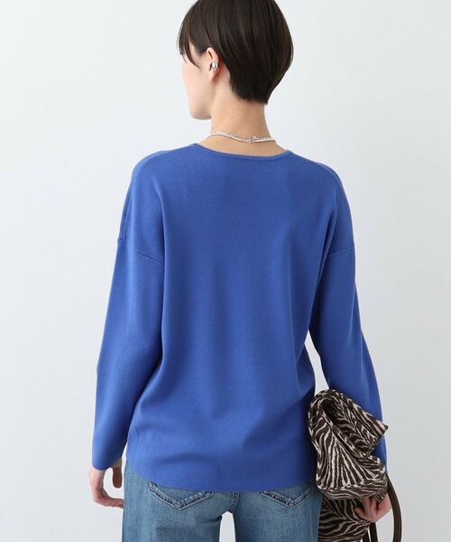 INDIVI / インディヴィ カットソー | 【洗える】スウェットライク フォルムトップス | 詳細15