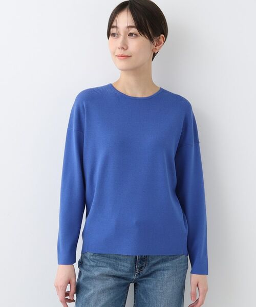 INDIVI / インディヴィ カットソー | 【洗える】スウェットライク フォルムトップス | 詳細18