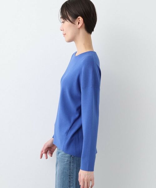 INDIVI / インディヴィ カットソー | 【洗える】スウェットライク フォルムトップス | 詳細19