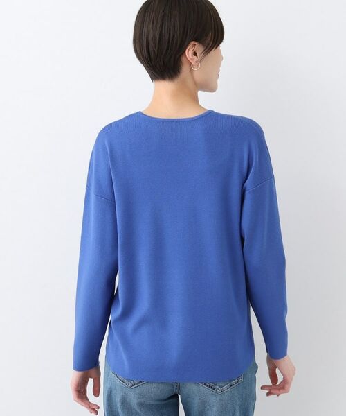 INDIVI / インディヴィ カットソー | 【洗える】スウェットライク フォルムトップス | 詳細20