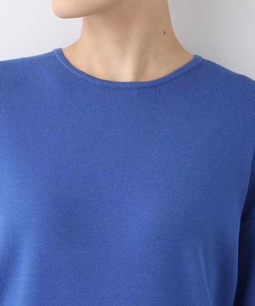 INDIVI / インディヴィ カットソー | 【洗える】スウェットライク フォルムトップス | 詳細21