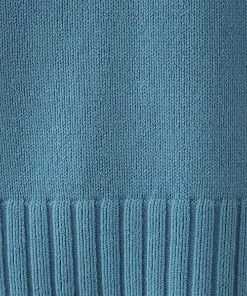 INDIVI / インディヴィ ニット・セーター | 【洗える／コットン混】クルーネックニット | 詳細13