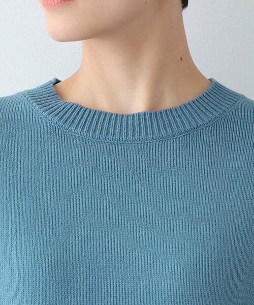 INDIVI / インディヴィ ニット・セーター | 【洗える／コットン混】クルーネックニット | 詳細17