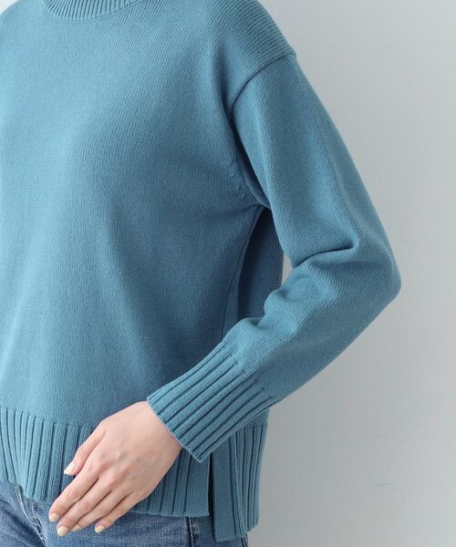 INDIVI / インディヴィ ニット・セーター | 【洗える／コットン混】クルーネックニット | 詳細18