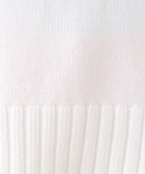 INDIVI / インディヴィ ニット・セーター | 【洗える／コットン混】クルーネックニット | 詳細5