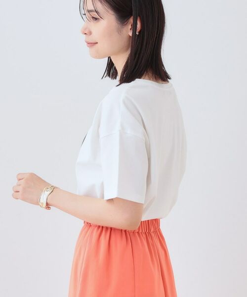 INDIVI / インディヴィ カットソー | 【洗える】ベーシックプリントTシャツ | 詳細10