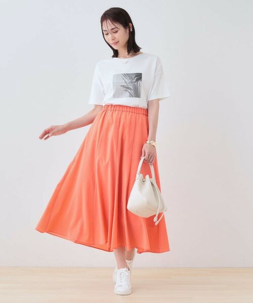 INDIVI / インディヴィ カットソー | 【洗える】ベーシックプリントTシャツ | 詳細12