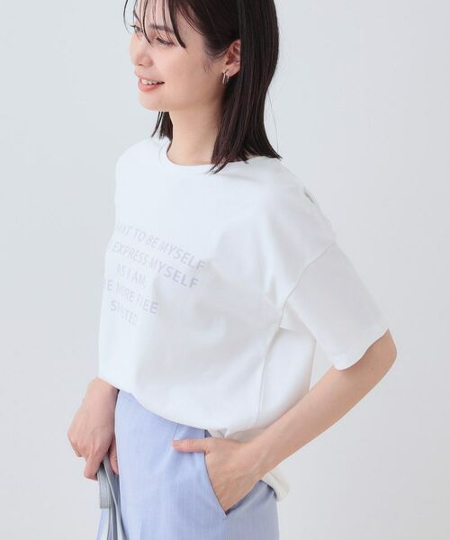 INDIVI / インディヴィ カットソー | 【洗える】ベーシックプリントTシャツ | 詳細18