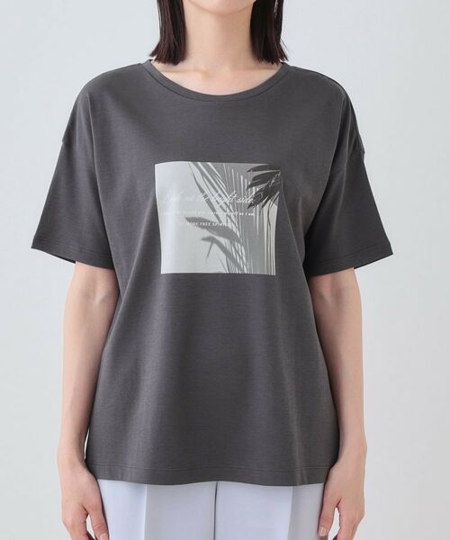 INDIVI / インディヴィ カットソー | 【洗える】ベーシックプリントTシャツ | 詳細22