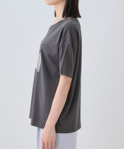 INDIVI / インディヴィ カットソー | 【洗える】ベーシックプリントTシャツ | 詳細23