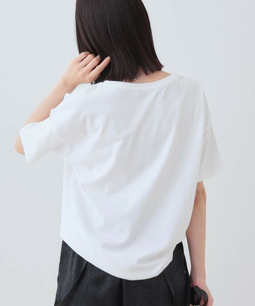 INDIVI / インディヴィ カットソー | 【洗える】ベーシックプリントTシャツ | 詳細3