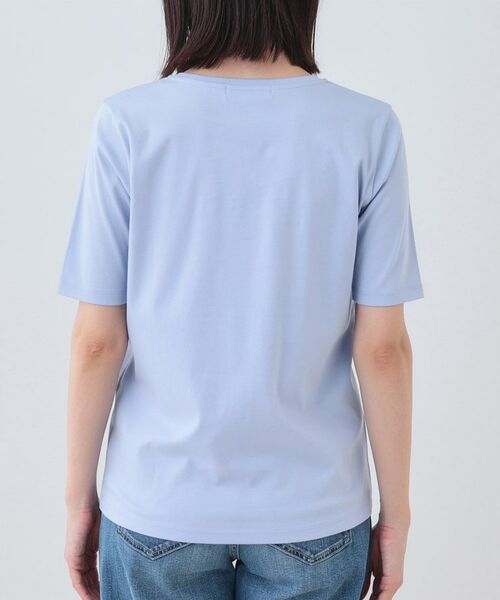 INDIVI / インディヴィ カットソー | 【洗える】シンプルVネックTシャツ | 詳細16