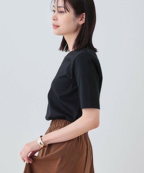 INDIVI / インディヴィ カットソー | 【洗える】シンプルVネックTシャツ | 詳細6