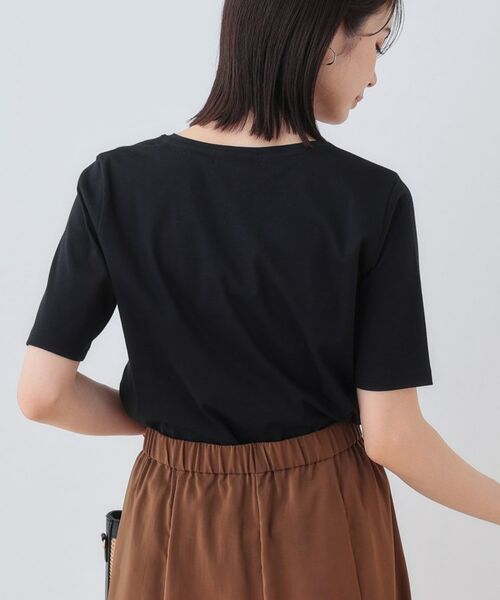 INDIVI / インディヴィ カットソー | 【洗える】シンプルVネックTシャツ | 詳細7