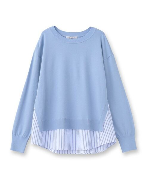 INDIVI / インディヴィ ニット・セーター | 【洗える】レイヤード風シャツコンビニット | 詳細1