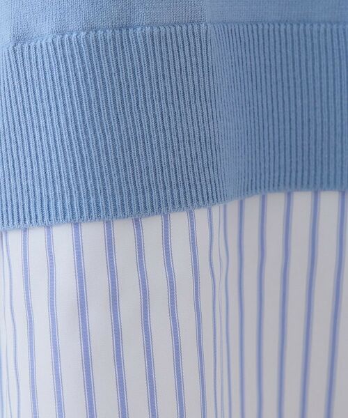 INDIVI / インディヴィ ニット・セーター | 【洗える】レイヤード風シャツコンビニット | 詳細13