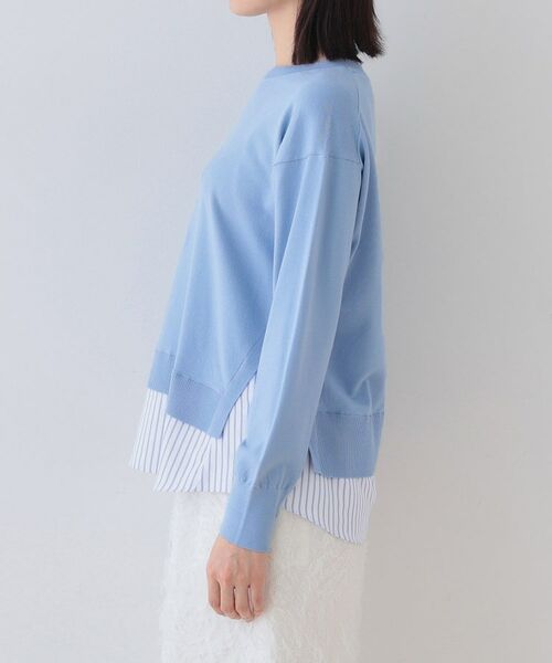 INDIVI / インディヴィ ニット・セーター | 【洗える】レイヤード風シャツコンビニット | 詳細15