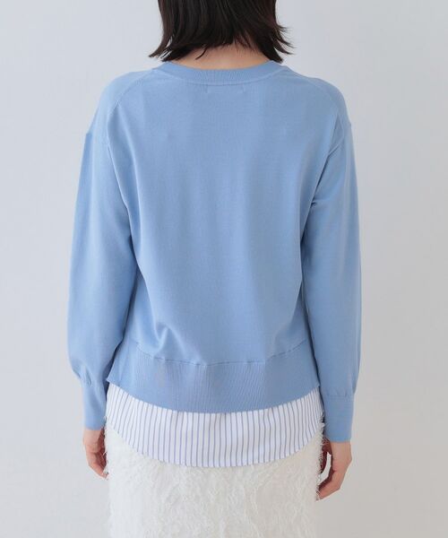 INDIVI / インディヴィ ニット・セーター | 【洗える】レイヤード風シャツコンビニット | 詳細16