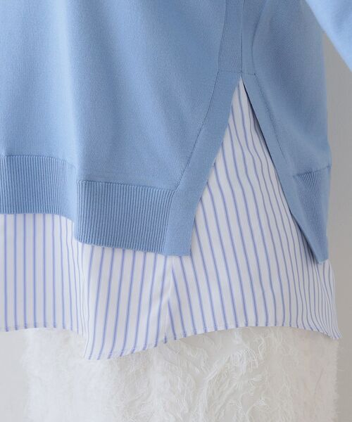 INDIVI / インディヴィ ニット・セーター | 【洗える】レイヤード風シャツコンビニット | 詳細19