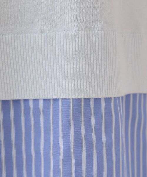 INDIVI / インディヴィ ニット・セーター | 【洗える】レイヤード風シャツコンビニット | 詳細5