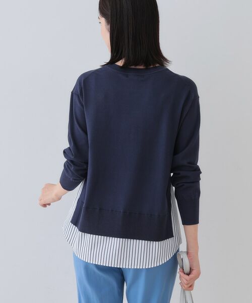 INDIVI / インディヴィ ニット・セーター | 【洗える】レイヤード風シャツコンビニット | 詳細7