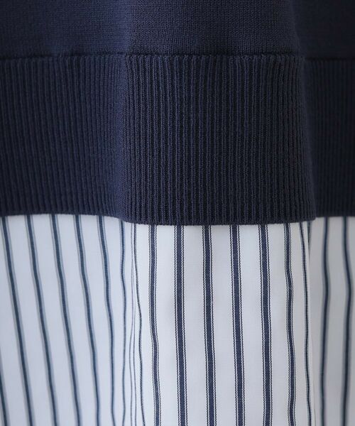 INDIVI / インディヴィ ニット・セーター | 【洗える】レイヤード風シャツコンビニット | 詳細9