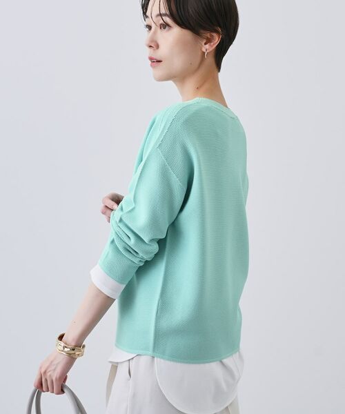 INDIVI / インディヴィ ニット・セーター | 【洗える／無縫製】パフスリーブニット | 詳細6