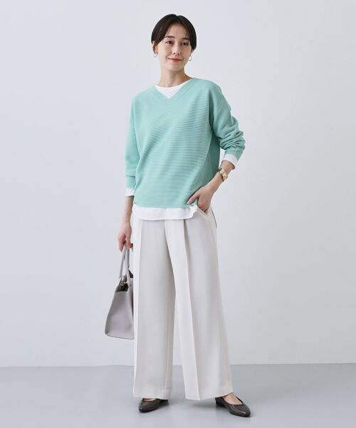 INDIVI / インディヴィ ニット・セーター | 【洗える／無縫製】パフスリーブニット | 詳細9