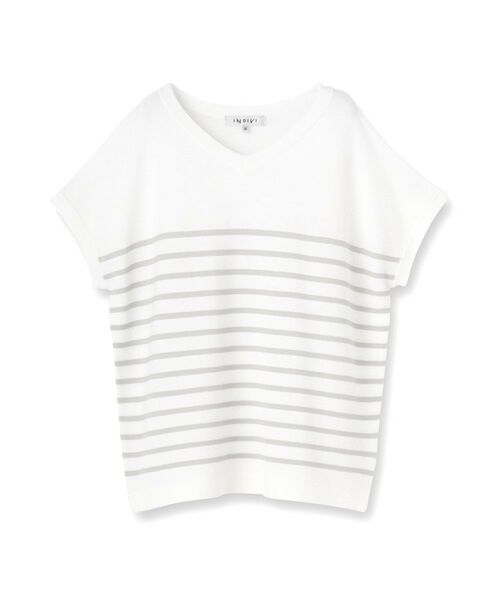 INDIVI / インディヴィ ニット・セーター | 【洗える】きれいめVネックニット | 詳細1