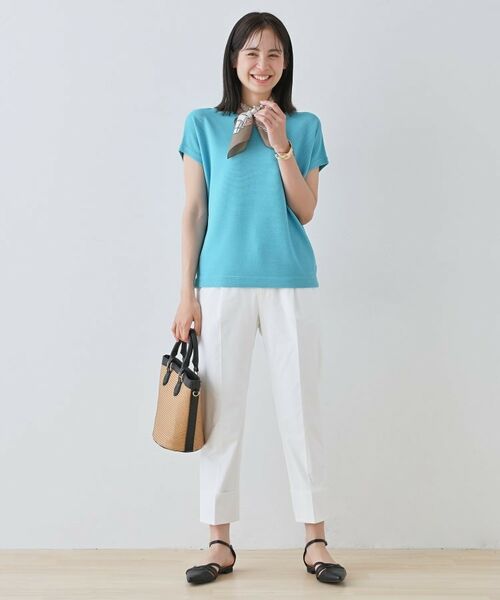 INDIVI / インディヴィ ニット・セーター | 【洗える】きれいめVネックニット | 詳細12