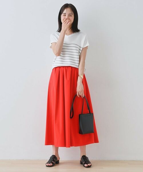 INDIVI / インディヴィ ニット・セーター | 【洗える】きれいめVネックニット | 詳細18