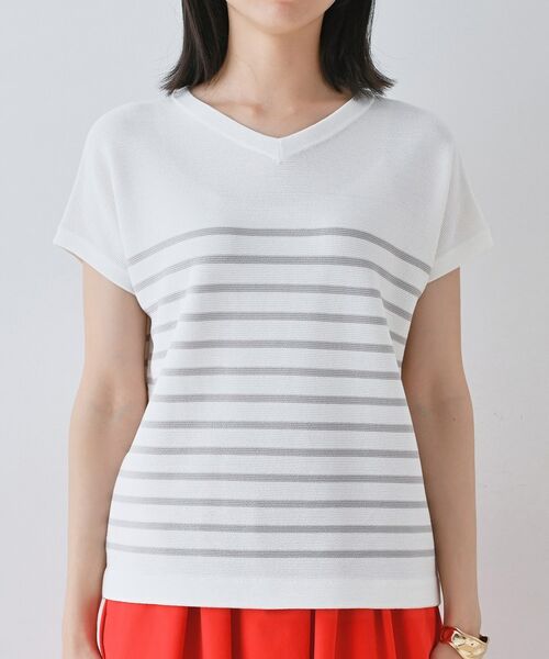 INDIVI / インディヴィ ニット・セーター | 【洗える】きれいめVネックニット | 詳細22