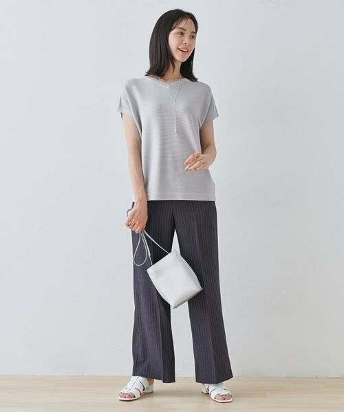 INDIVI / インディヴィ ニット・セーター | 【洗える】きれいめVネックニット | 詳細3