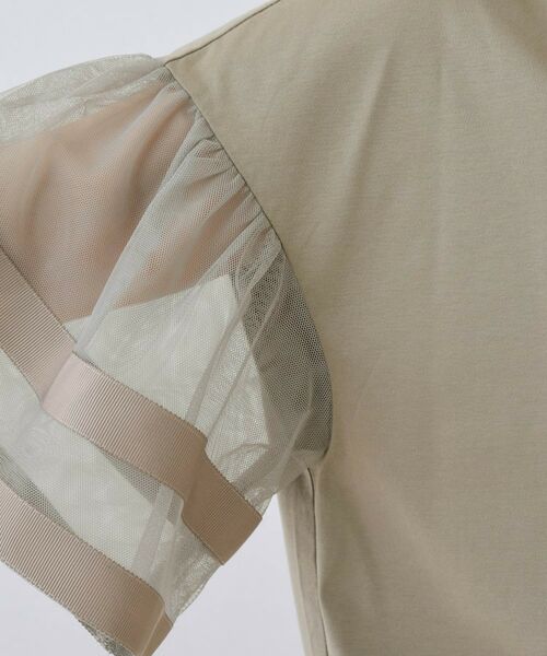 INDIVI / インディヴィ カットソー | チュールスリーブカットソー | 詳細13