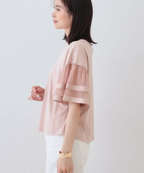 INDIVI / インディヴィ カットソー | チュールスリーブカットソー | 詳細14